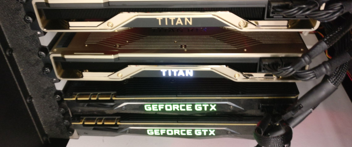 Deep learning with Titan RTXs